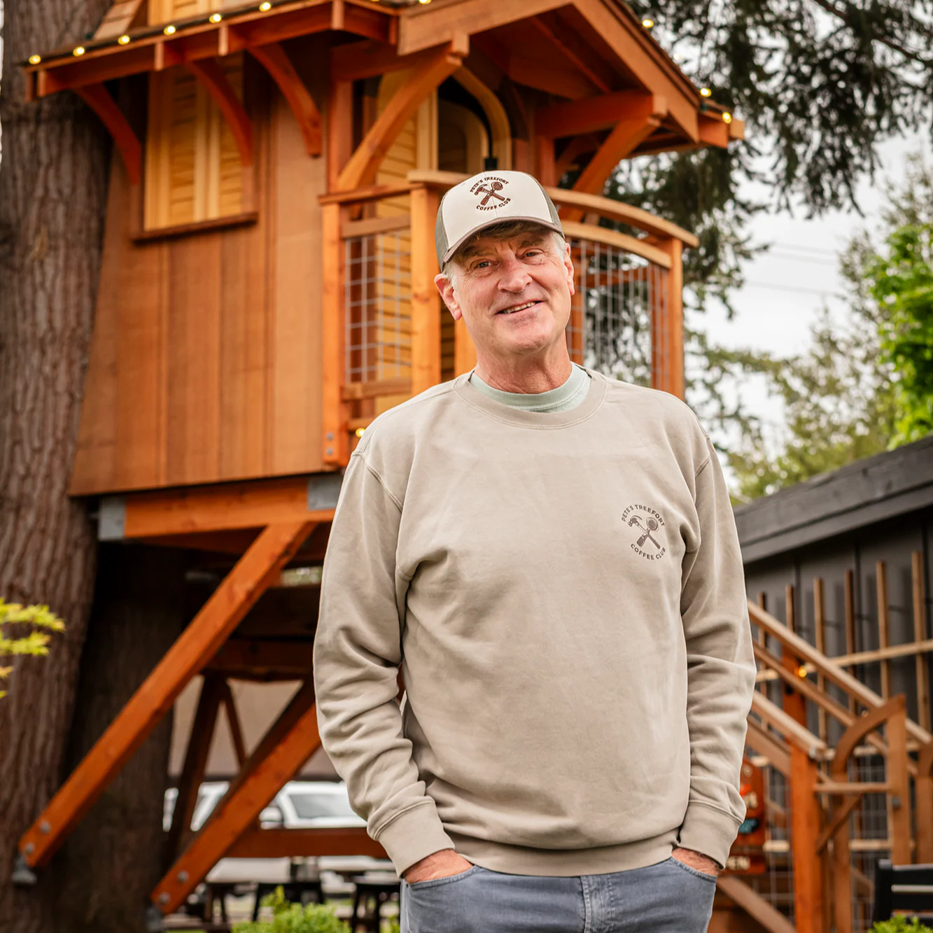 Pete's Treefort Coffee Club Crewneck Sweatshirt - Image 3