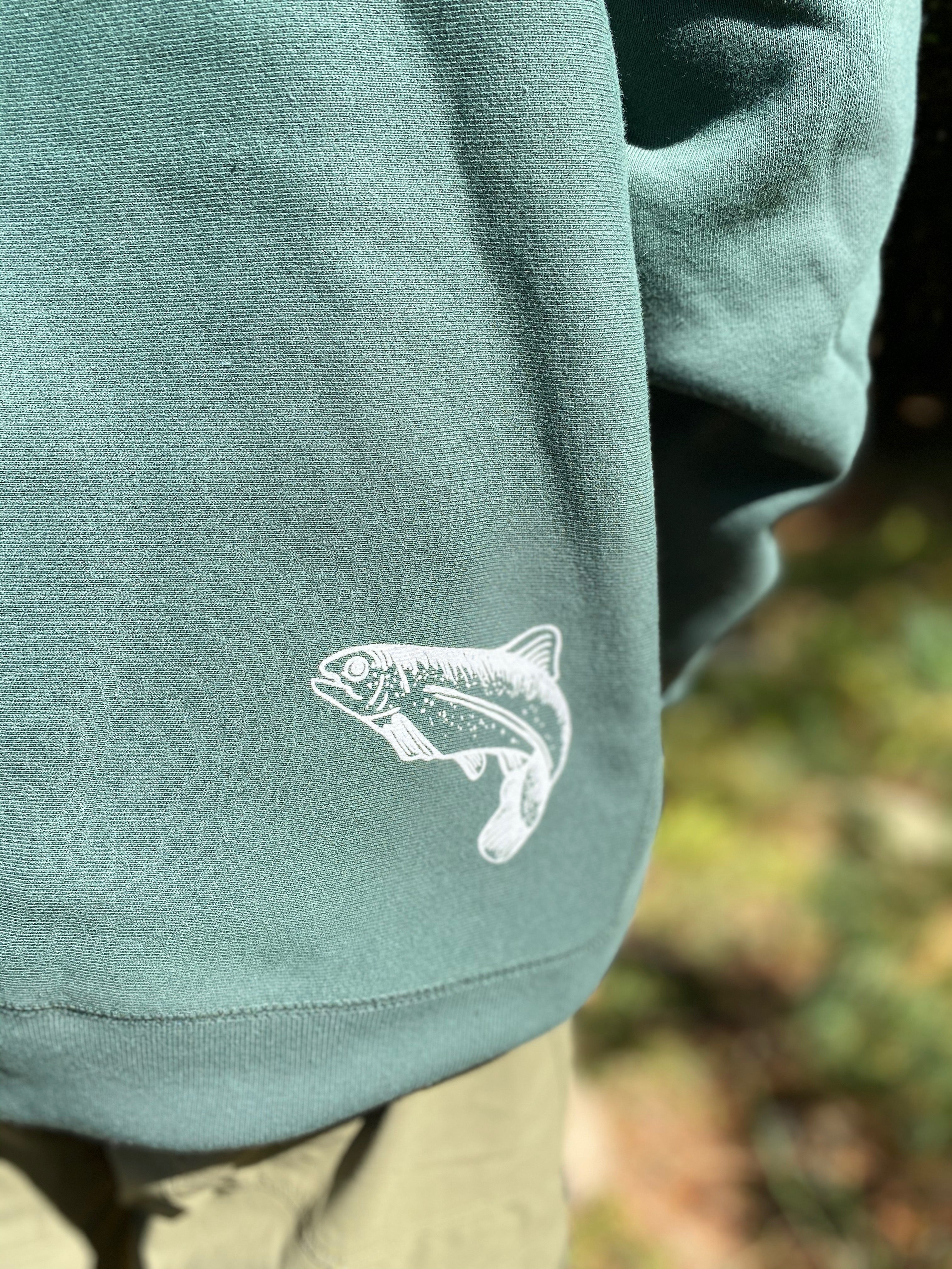 Three Pines Heavy Hoodie: The Trout - Image 3